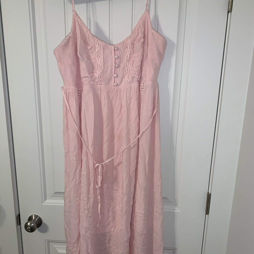 Maternity maxi dress